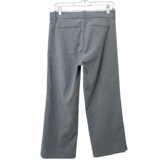 J. Crew 365 Gray Cropped Wide Leg Trousers Career Pants - Picture 2 of 7